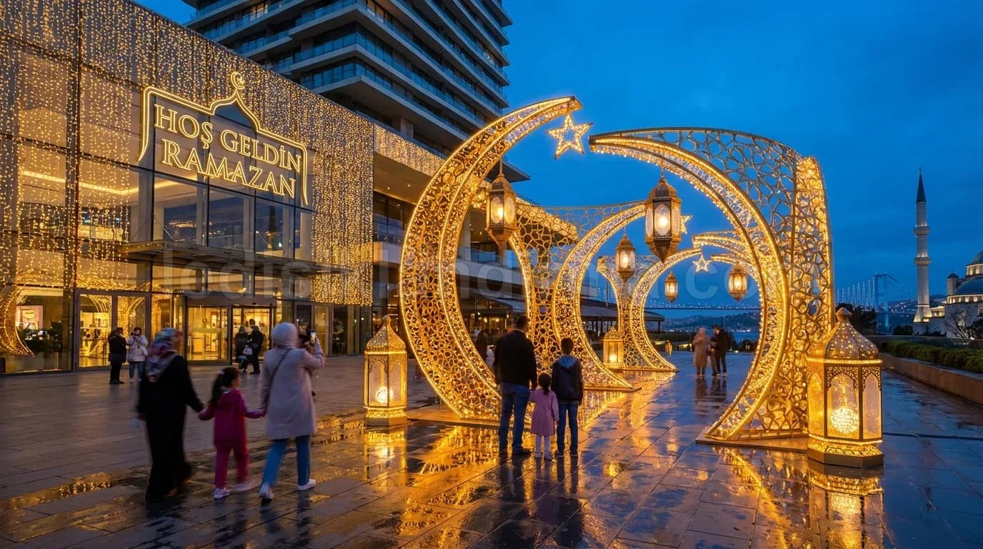 Mardin - AVM Ramazan LED Süslemeleri