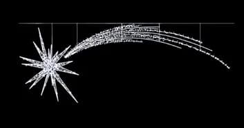 Işıklı Kanatlı Yıldız Cadde Motifi Feona 390 / Noa 600 36601.11S