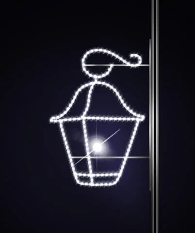 Işıklı Fener Direk Motifi Chontel 70 / Lantern 115 36393.01