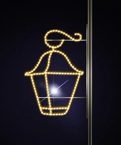 Işıklı Fener Direk Motifi Chontel 70 / Lantern 115 36393.02