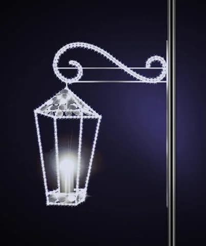 Işıklı Fener Direk Motifi Chontel 70 / Lantern 115 36454.11S