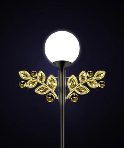 Işıklı Yıldız-Çelenk Direk Motifi Eden 70 / Mayflower 40 36312.02G
