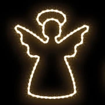 Işıklı Melek, Sincap ve Geyik Ağaç Motifi Angela 65 / Angelic 80 / Chippy 60 / Reindeer 80 39123.02
