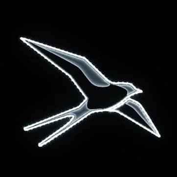Işıklı Martı ve Dal Kuşu Ağaç Motifi Deora 60 / Seagul 90 / Seagul 130 / Tit 60 39393.01