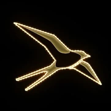 Işıklı Martı ve Dal Kuşu Ağaç Motifi Deora 60 / Seagul 90 / Seagul 130 / Tit 60 39393.02