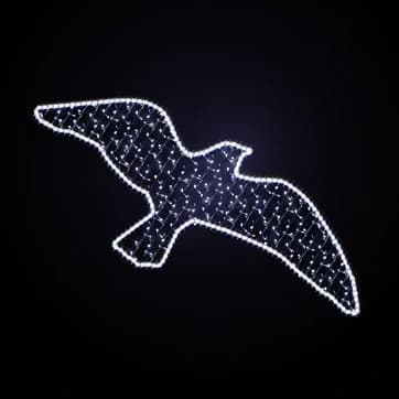 Işıklı Martı ve Dal Kuşu Ağaç Motifi Deora 60 / Seagul 90 / Seagul 130 / Tit 60 39394.11F