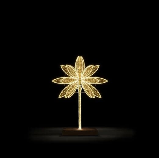 Çiçek Formunda Işık Heykeli Flora 73017.22G-30V