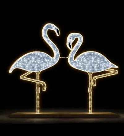 Işıklı Flamingo ve Kuğu 73535.12W-30V