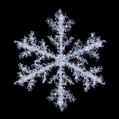 Işıklı Kristal Garland Kar Tanesi Teton 170 / Teton 290 36688.01A