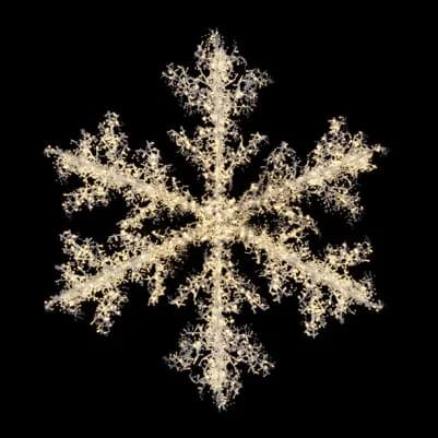 Işıklı Kristal Garland Kar Tanesi Teton 170 / Teton 290 36688.02A