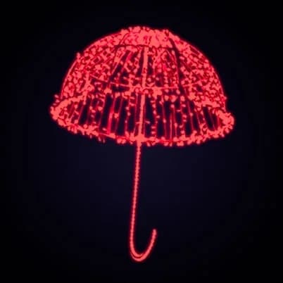 Işıklı Asma Şemsiye Dekoru Umbrella 150 33701.55
