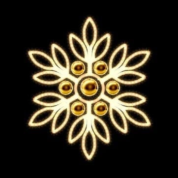 Işıklı Büyük Kar Tanesi Ağaç Süsü Asteria 90 / Chelsy 90 / Jasmine 90 / Nicky 85 39070.02G