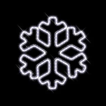 Işıklı Kar Tanesi ve Işın Yıldızı Süsü Beam 60 / Gabriel 60 / Mini 70 / Snowflake 60 39125.01