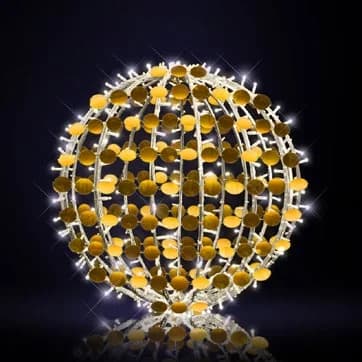 Işıklı Parıltı Küre Glitterball 100 47252.02G
