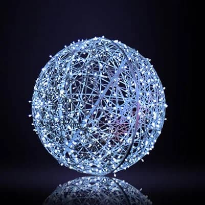 Işıklı Tel Küre Globus 350 42161.01