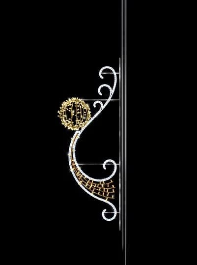 Işıklı Paisley Direk Motifi Alexandra 36659.12