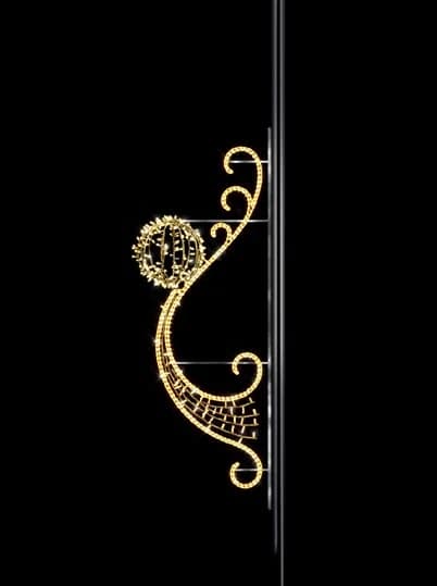 Işıklı Paisley Direk Motifi Alexandra 36659.22