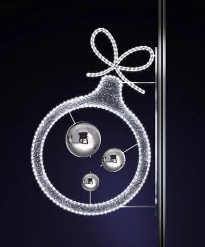 Işıklı Bauble Direk Motifi Astor 36473.01S