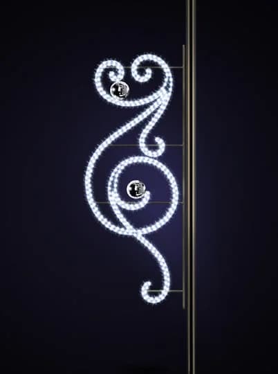 Işıklı Paisley Kıvrım Motifi Isabella 36376.01S