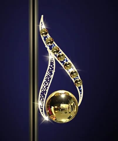 Işıklı Hilal Motifi Rene 36256.22G