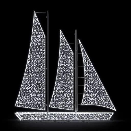 Işıklı Yelkenli Schooner 800 41148.11
