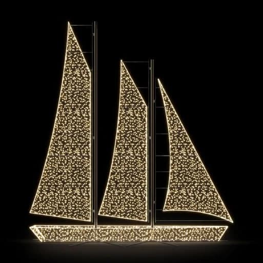 Işıklı Yelkenli Schooner 800 41148.22
