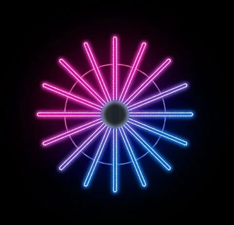 Skylar RGB Yıldız Patlaması 160/230 36770.00IC