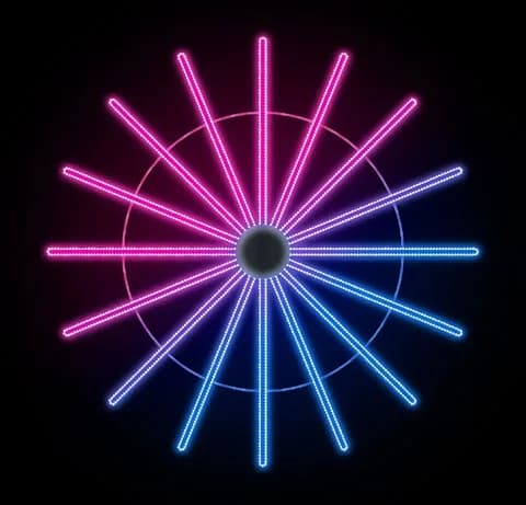 Skylar RGB Yıldız Patlaması 160/230 36771.00IC