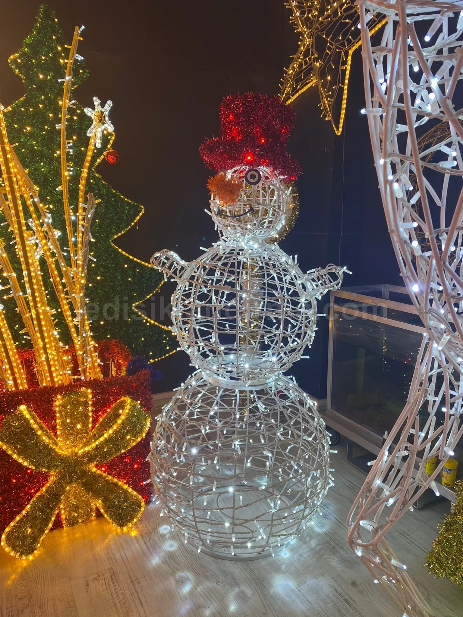 Illuminated Snowman
