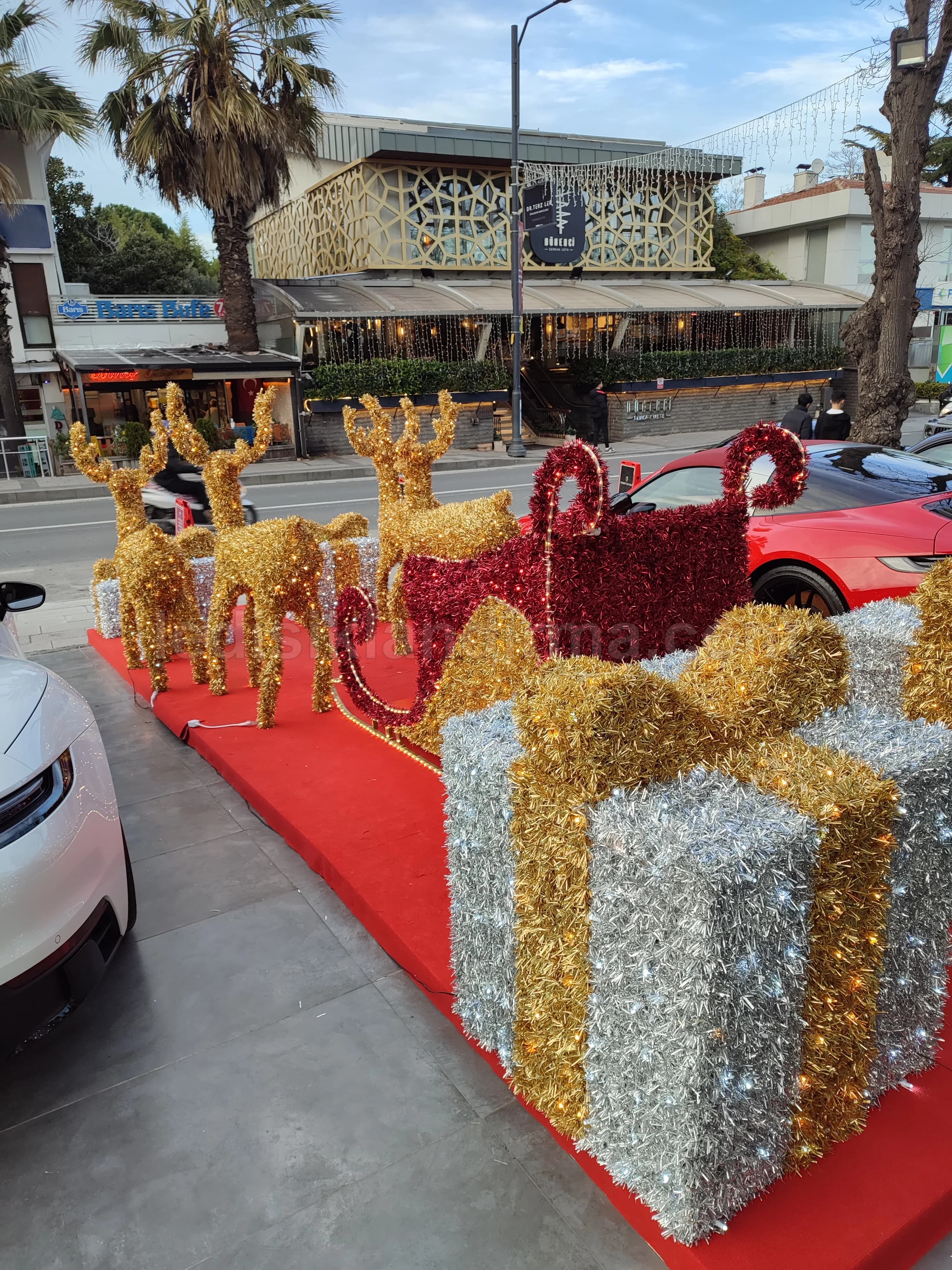 Illuminated Horse Carriage