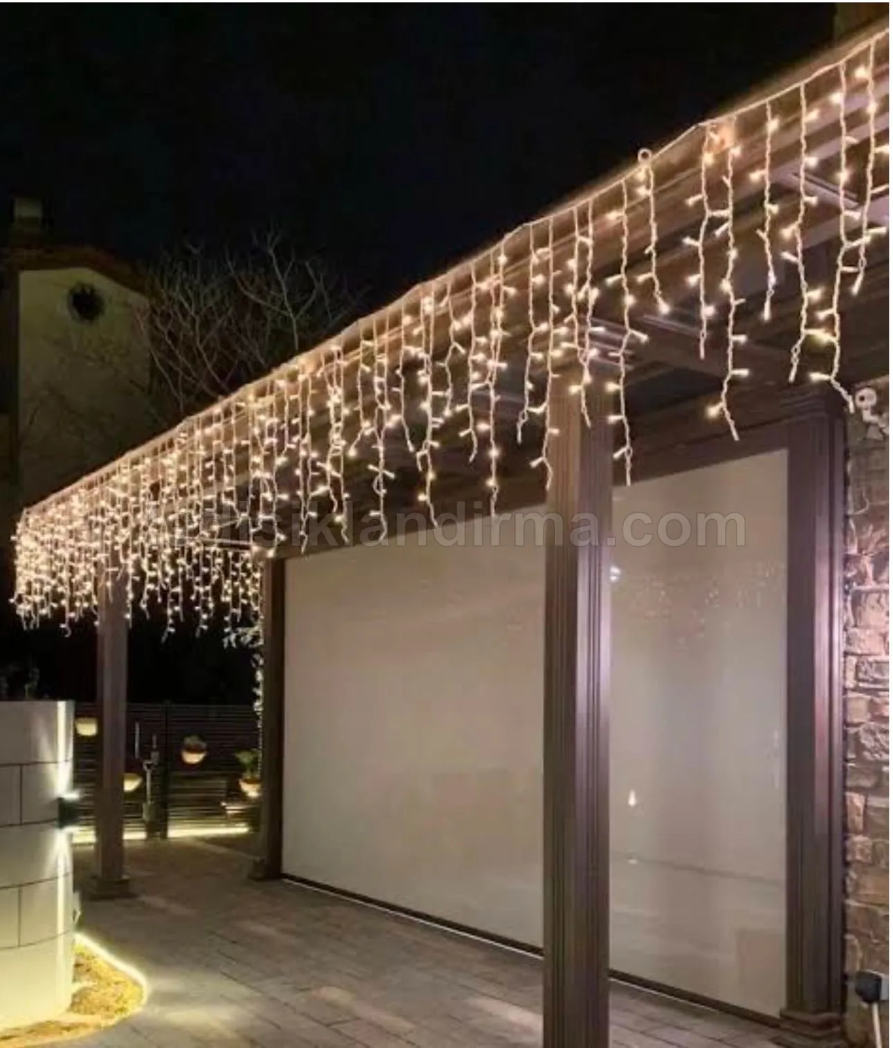LED Işıklı Saçak Işık Yılbaşı