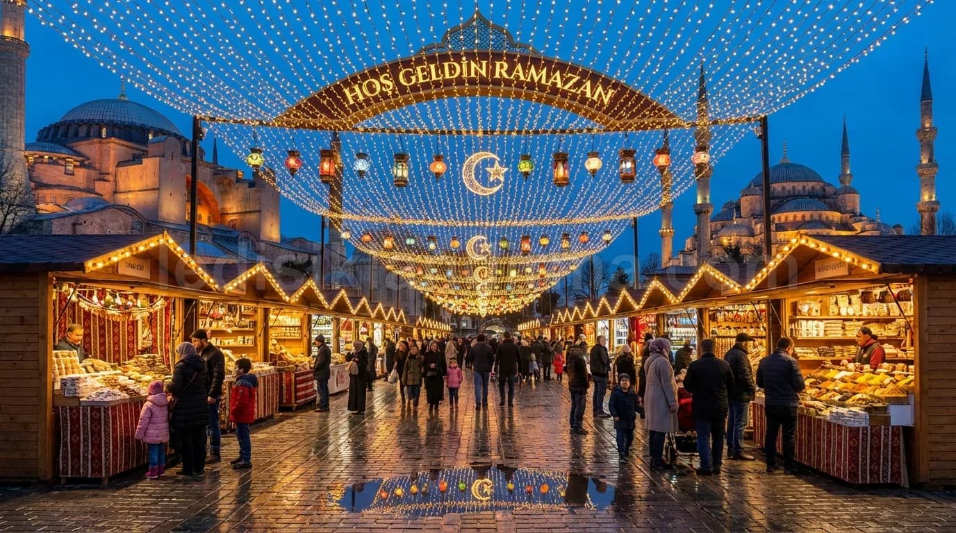 Maltepe - Ramazan Sokak Kiralama LED Süsleme