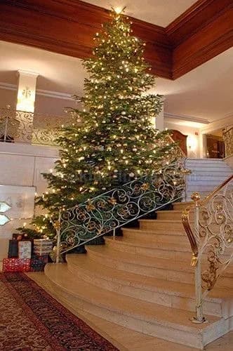 Villa Bahçe Ağaç Yılbaşı LED