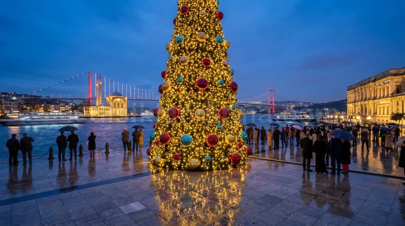 Işıklı Yılbaşı Ağacı - 1
