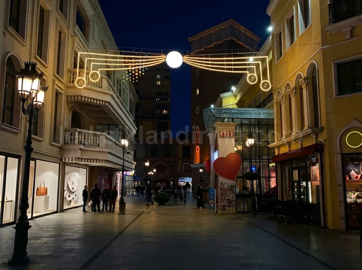 Seferihisar yılbaşı ışık süsleme projesi