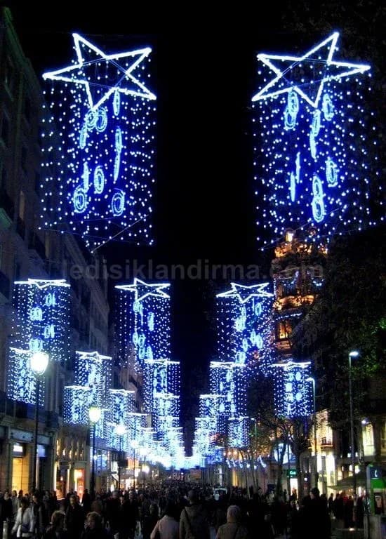 Gümüşhane yılbaşı ışık süsleme projesi