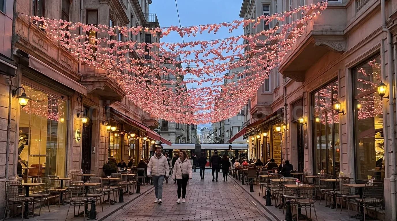 Burdur Belediyesi ışık süsleme projesi