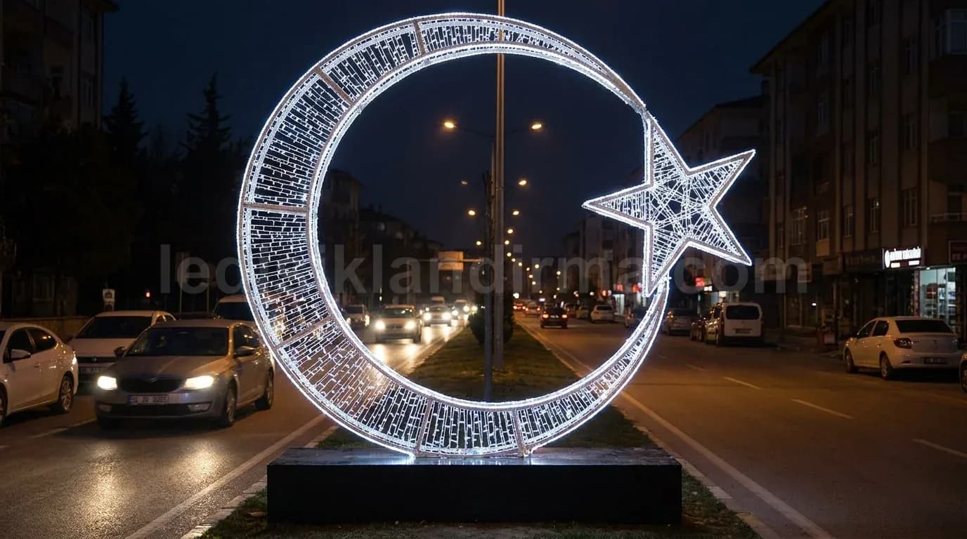 Alanya - Buyuk isikli hilal yildiz cadde refujunde