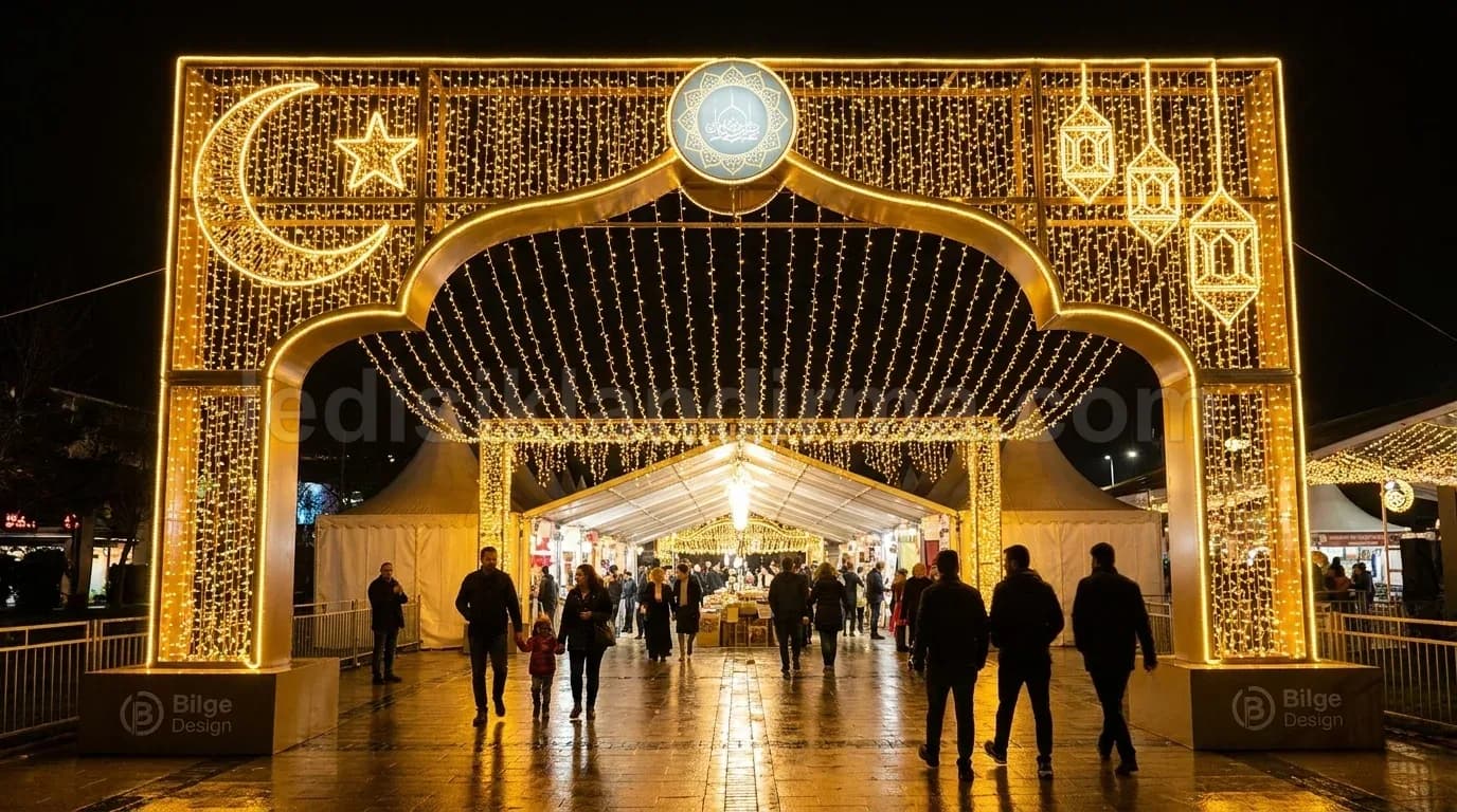 Nilüfer - Ramazan meydaninda isikli hilal yildiz tak kemeri