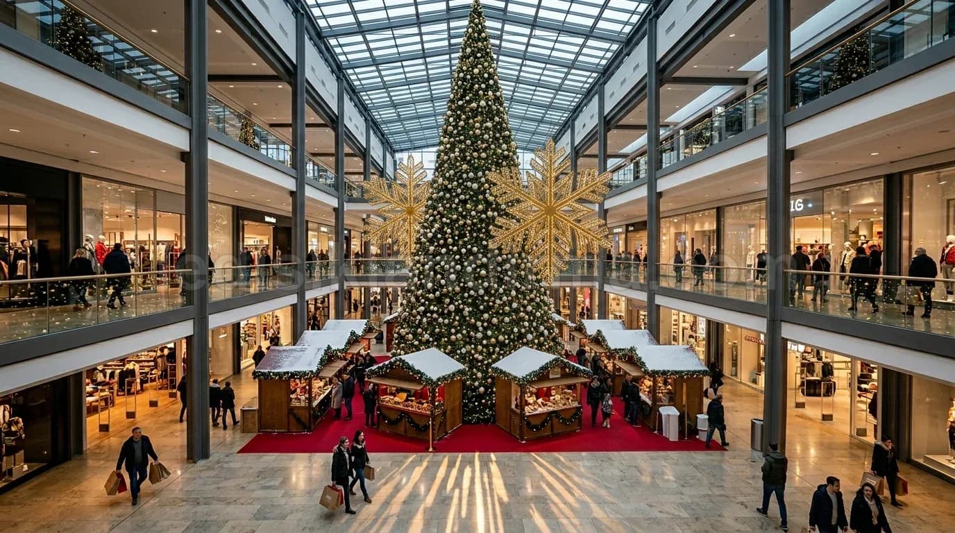 Osmaniye meydan yılbaşı süsleme projesi