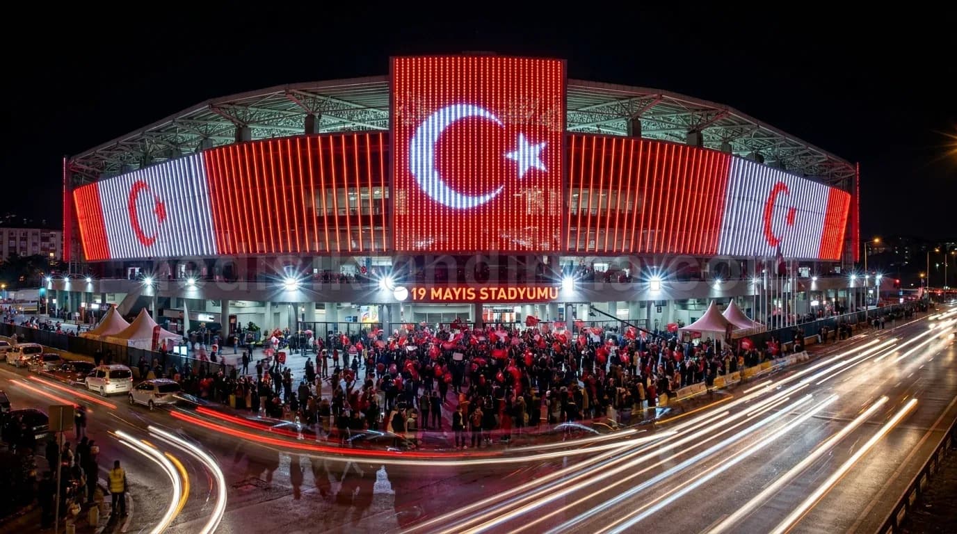 Muğla cadde yılbaşı LED aydınlatma