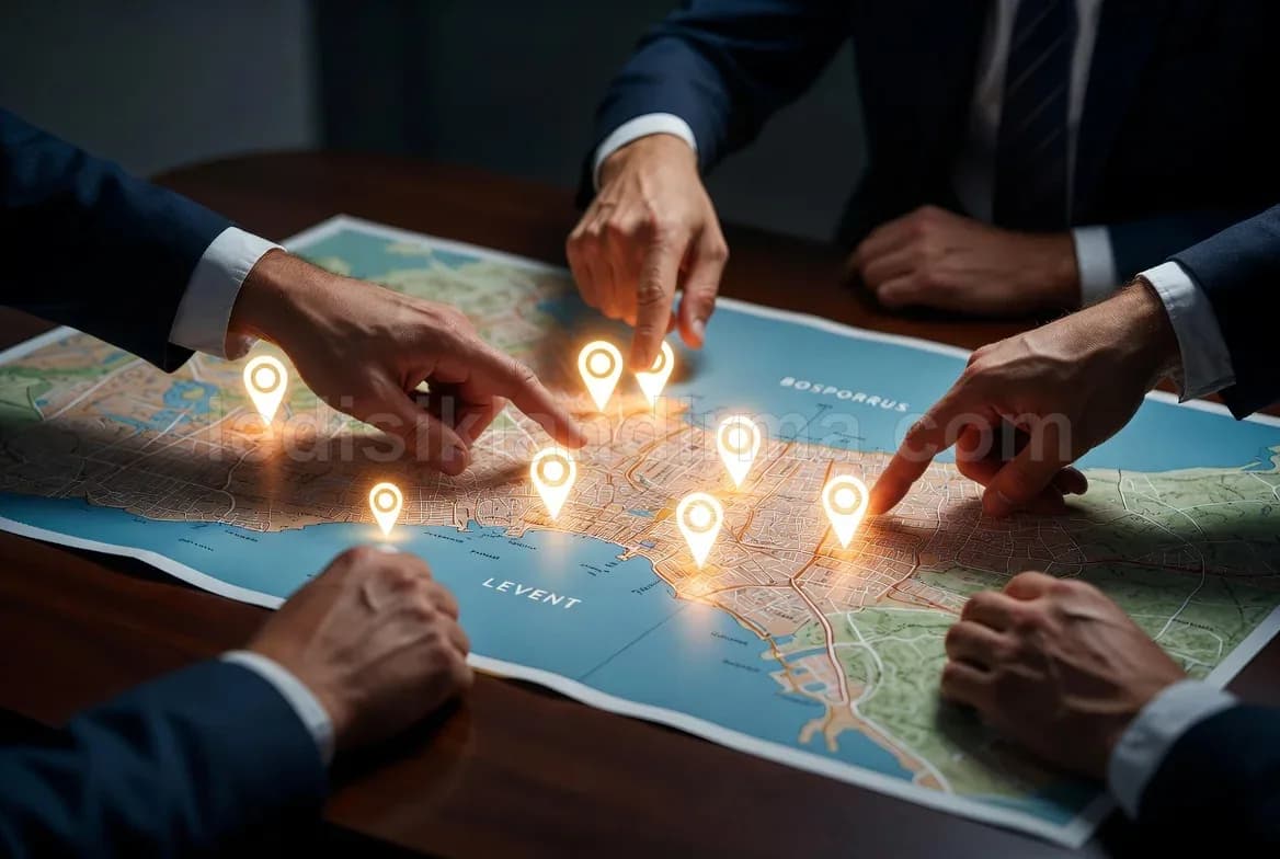 Bursa AVM dış cephe yılbaşı ışık süsleme