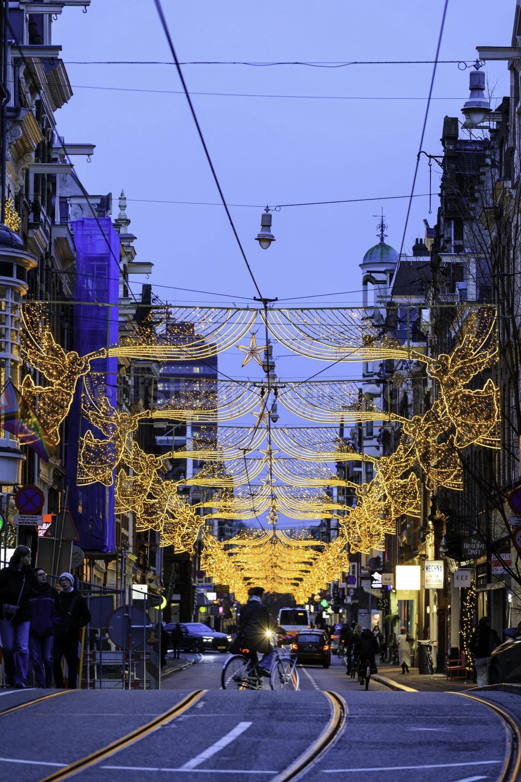 Çankırı bina cephesi yılbaşı ışıklandırma