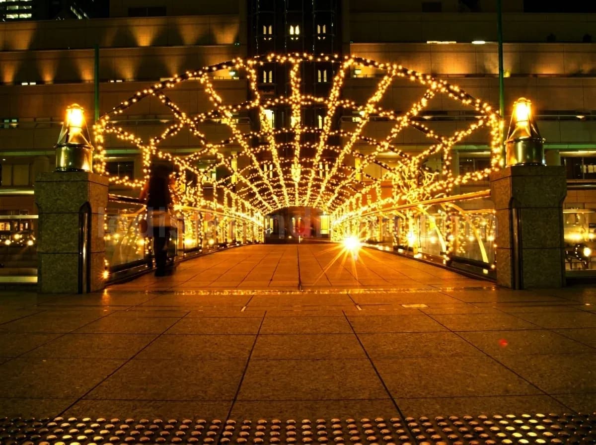 Konyaaltı cadde yılbaşı LED aydınlatma