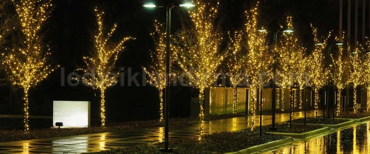 Aksaray cadde yılbaşı LED aydınlatma
