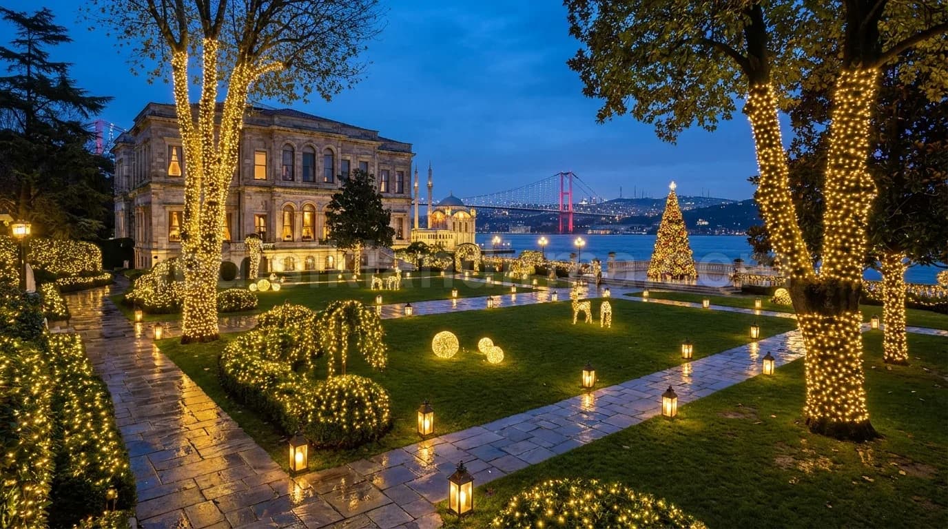 Residential Complex Christmas Decoration